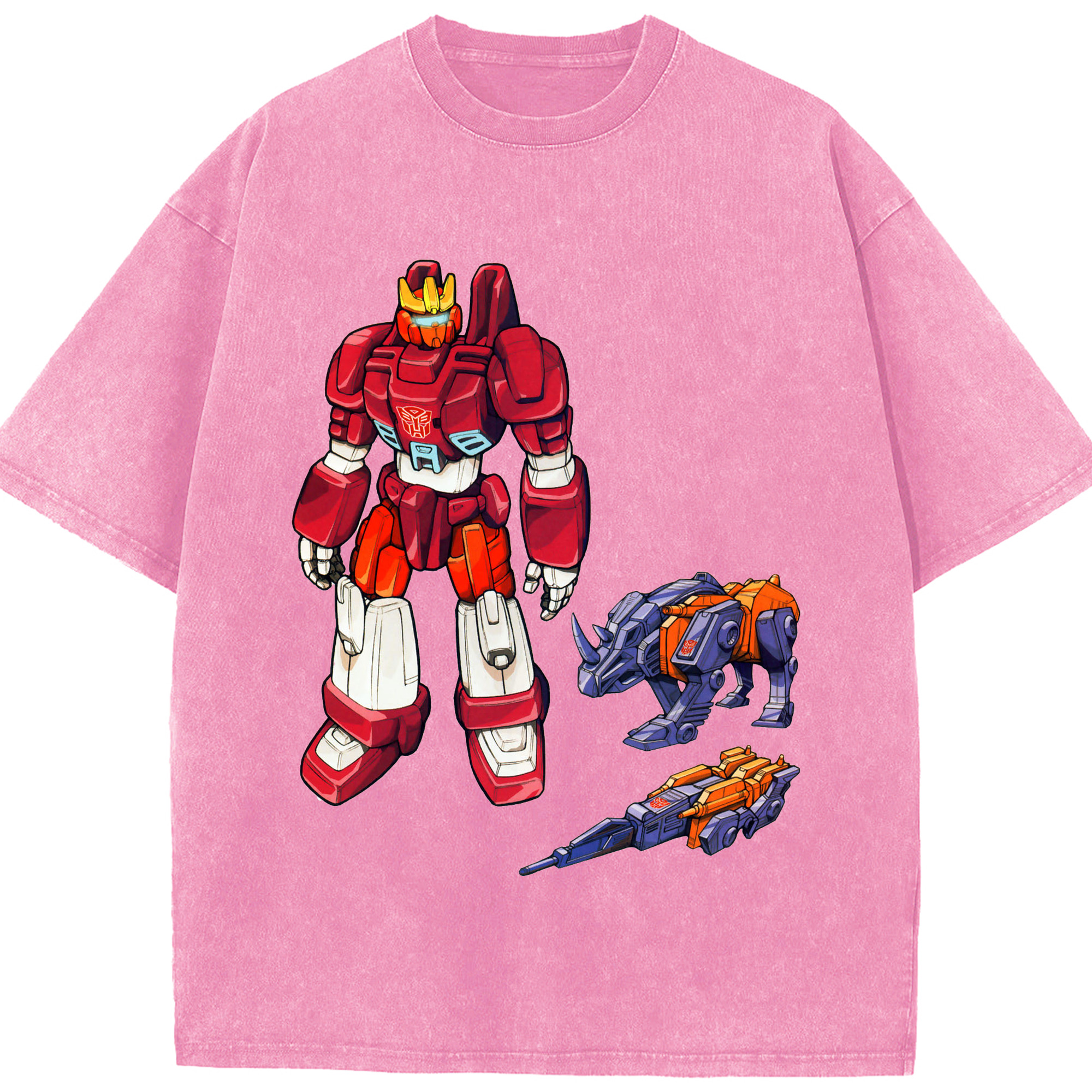 （画像用）  綿100% ヴィンテージ風 半袖Tシャツ（フロントプリント）